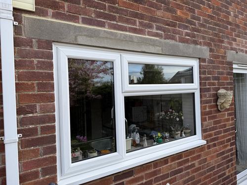 Rotated boot lintels stabilised without replacement, Guildford