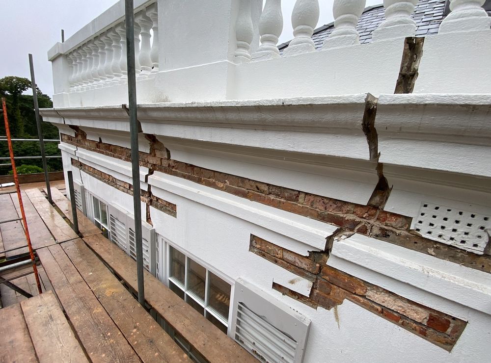 Masonry beam installation, Bournemouth